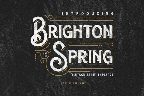 Brighton Spring font