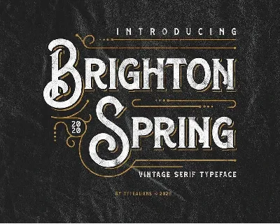 Brighton Spring font