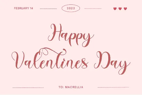 Valentine Mood font