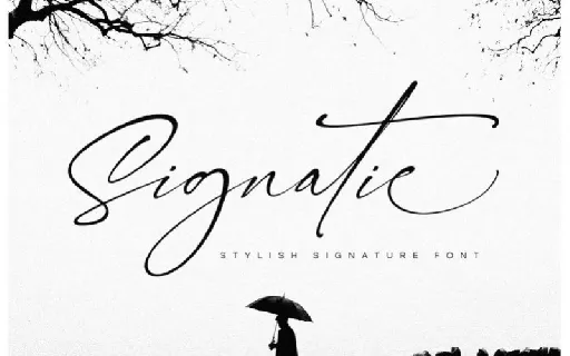 Signatie Signature font