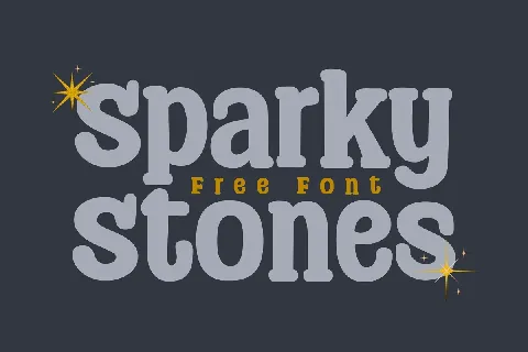 Sparky Stones font
