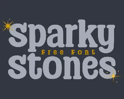 Sparky Stones font