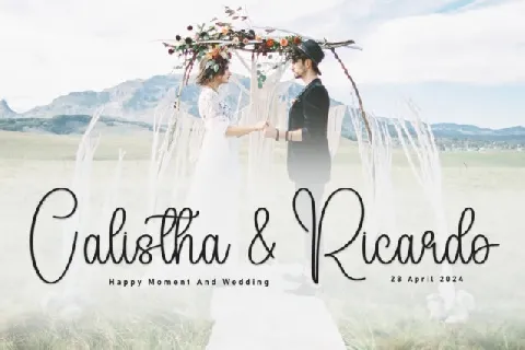 Renatha Signature font