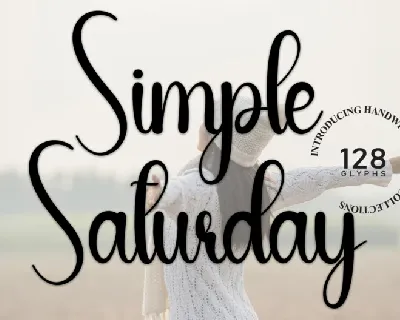 Simple Saturday Script font