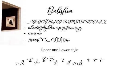 Belishia font