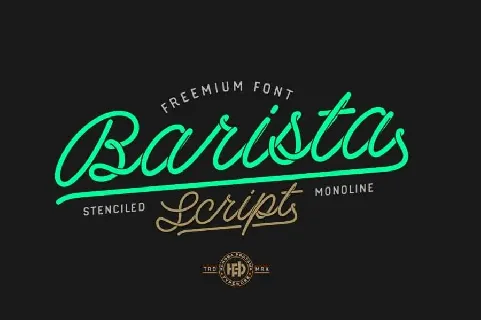 Barista Script font