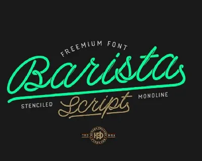 Barista Script font