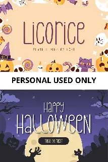 Licoriece font