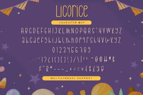 Licoriece font