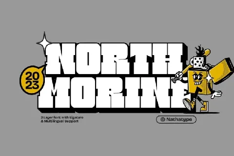 North Morine font
