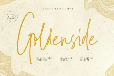 Goldenside Handwriting font