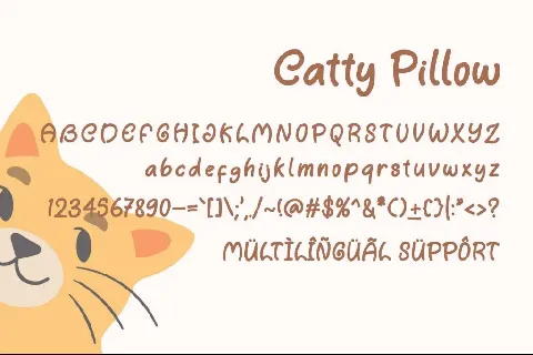 Catty Pillow Demo font