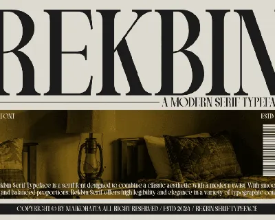 REKBIN font