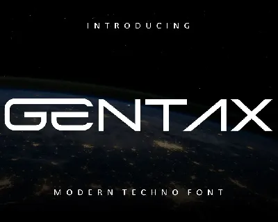 Gentax font