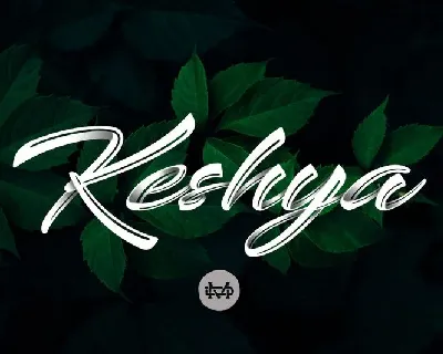 Keshya Brush font