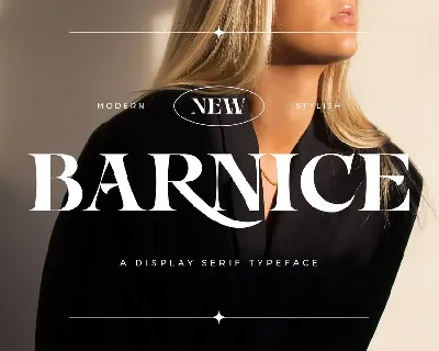 BARNICE Free Trial font