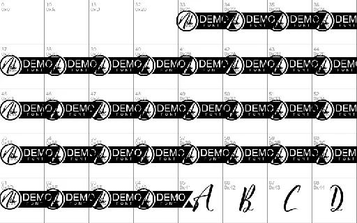 Mark Hayes Demo font