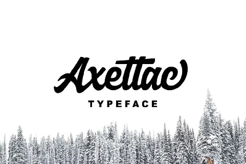 Axettac font