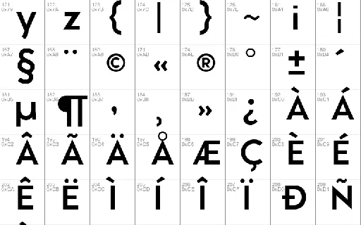 Zeronero font