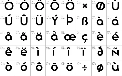 Zeronero font