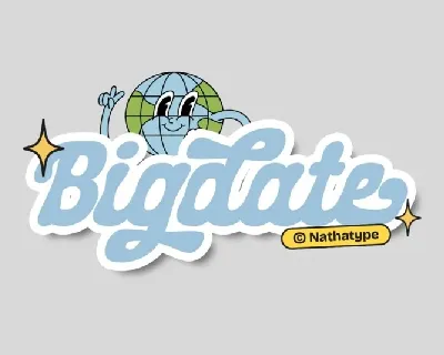 Bigdate font