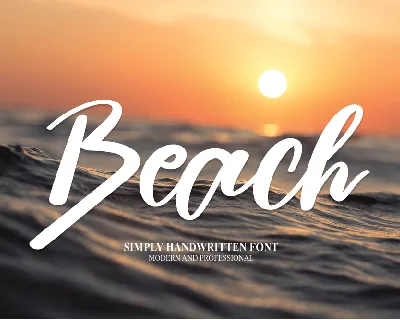 Beach font