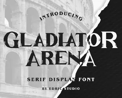 Gladiator Arena font