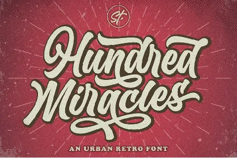 Hundred Miracles font