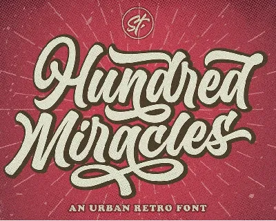 Hundred Miracles font