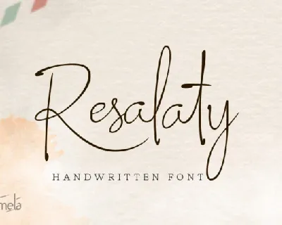 Resalaty font