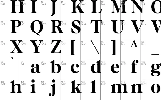 Bastia font