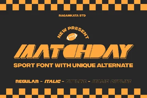 Matchday DEMO font