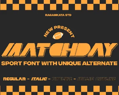 Matchday DEMO font