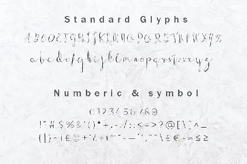 Gillithig Script font