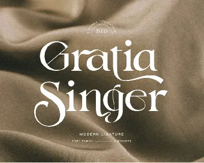 Gratia Singer font