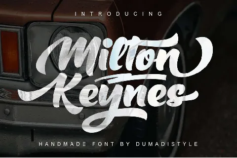 Milton Keynes Script font