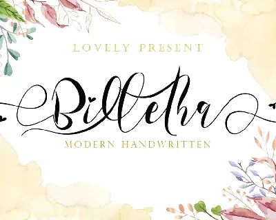 Billetha font