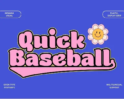 Quick Baseball - Demo Version font