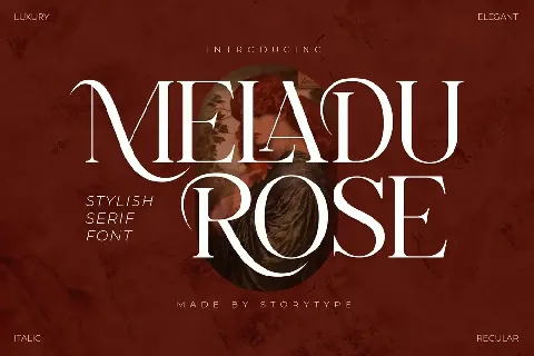 MELADU ROSE font