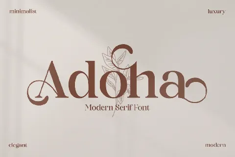 Adoha font