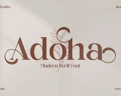 Adoha font