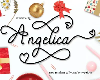 Angelica Calligraphy font