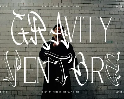 Gravity Ventore font