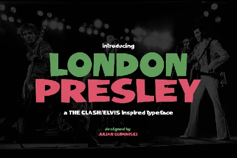 London Presley font