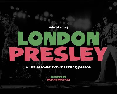 London Presley font