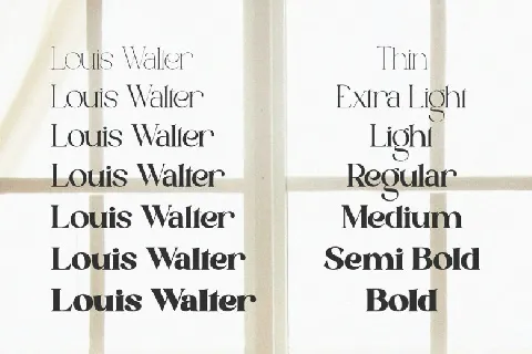 Louis Walter font