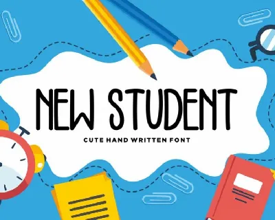 New Student Script font