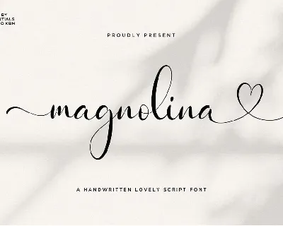 Magnolina font