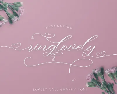 Ringlovely font