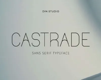 Castrade font